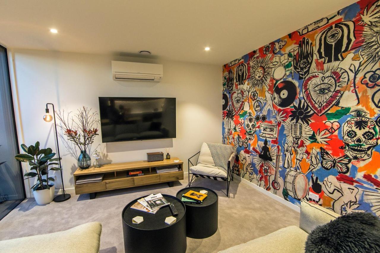 Funk In The City - Luxury Laneway Apartment With Single Garage Christchurch Eksteriør billede